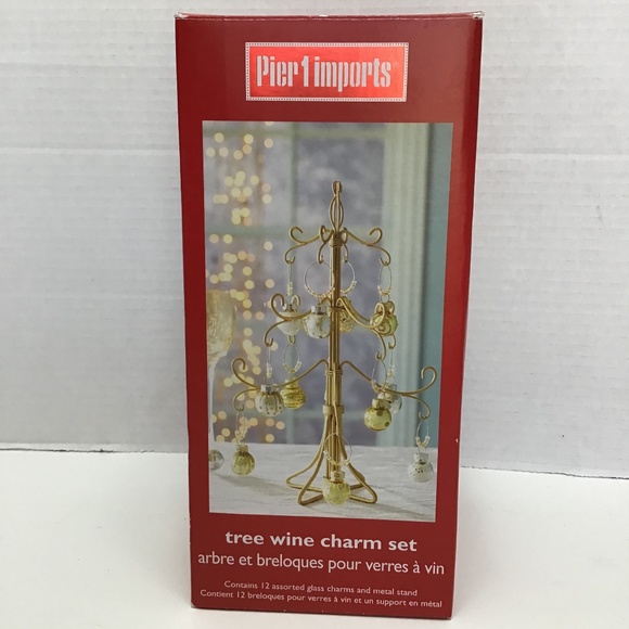 PIER 1 Imports Tree wine Charm Set - Picture 1 of 5